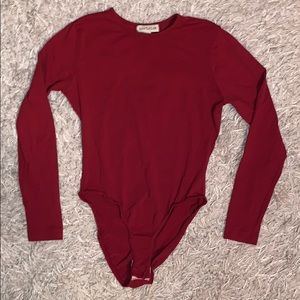 Burnt Orange Long Sleeve Bodysuit